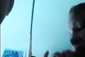 Slutty brunette hair latin babe takes dick in the pussy and then in the mouth