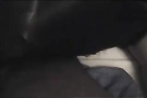 Nerdy brunette hair neighbor sucks my BBC in POV sex tape