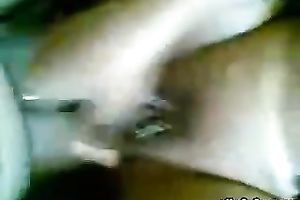 Brazen hussy with smoothly bald slit is drilled missionary style