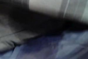 Webcam solo movie with me fingering and toying my swarthy vagina