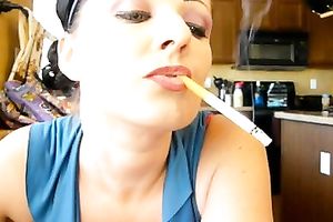 I have a smokin' fetish and this woman is driving me mad