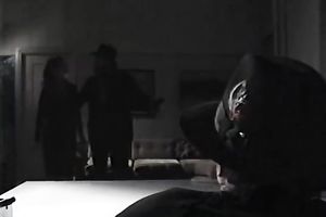 Milk skinned slut is screwed hard in provocative interracial fuck movie