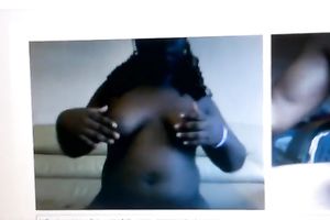 Skanky swarthy nympho is shaking her nifty booty for me