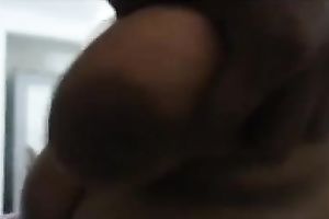 Bosomy blindfolded hawt white bitch gives me head with excitement