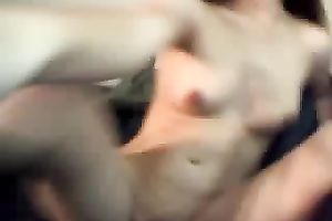 Delicious nerdy asian sweetheart makes a performance in live chat