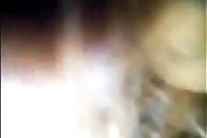 NIce dong engulfing by white whorish honey in her room