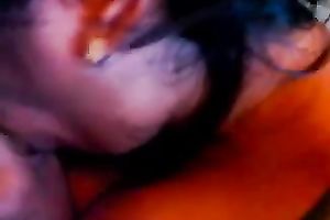 Busty exotic woman gives me oral job and takes facial