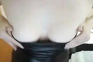 Blonde ex GF enjoys rubbing her precious oiled wazoo in front of a web camera