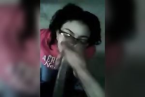 My nasty black cock sluts in glasses knows how to give great head