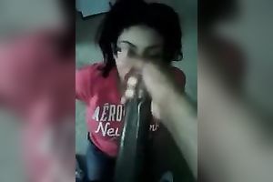 My nasty black cock sluts in glasses knows how to give great head