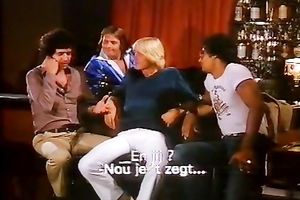 Black and chubby knob permeating recent and juicy white twat on daybed