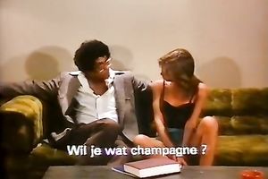 Black and chubby knob permeating recent and juicy white twat on daybed