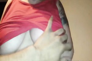 Masked hooker with a precious set of large love muffins blows like a sex goddess