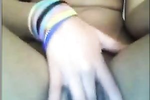 Exotic legal age teenager plays with her billibongs and cum-hole in front of a cam