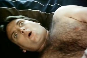 Short haired blonde tramp gives her paramour a damn priceless blow job