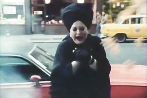 Sizzling brunette allows a stud to drill her muff in retro porn video