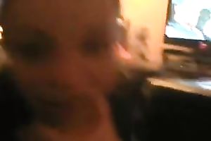 Hot POV video with my vicious co-worker engulfing my boner