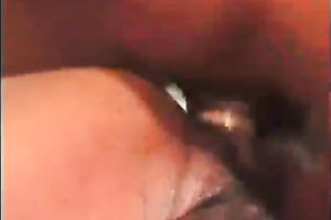 Chocolate dark sweety receives group-fucked by gutsy destroyer