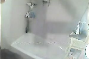 My wondrous dark brown honey takes a shower on hidden livecam