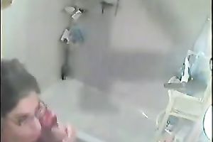 My wondrous dark brown honey takes a shower on hidden livecam