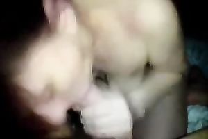 My housewife milks my boner dry in her face hole and eats the cum