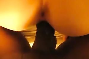 POV video with me invading a cute white chick's wet crack from behind