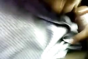 Cute and lustful Indian auntie sucks big ramrod in car