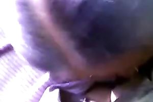 Cute and lustful Indian auntie sucks big ramrod in car