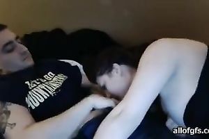 This hottie is thirsty as fuck and this babe desires her lover's knob badly