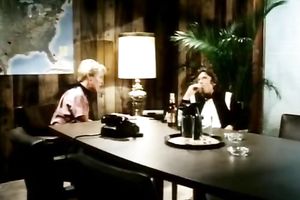 Short haired blondie in smokin' hawt underware bonks like a boss on camera