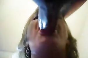 Horny as fuck wifey sucks my jock until she acquires what that babe desires