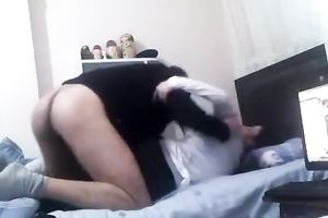 Sexually uncomplaining skank acquires mercilessly fucked from behind