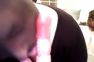 Amateur doxy wearing a mask sucks a toy in web camera solo movie