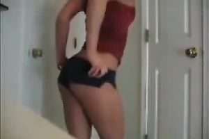 Sizzling sexy non-professional lalin girl chick with grandiose gazoo