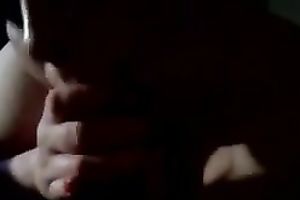 Chubby prozzy gobbles my large black jock in the black