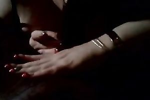 Chubby prozzy gobbles my large black jock in the black