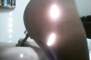 Latina shy girlfriend rides my penis on top in my room