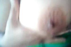 Webcam solo act with me licking and kneading my pantoons