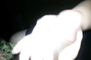 Nerdy corpulent dark brown sucks my BBC in POV sex tape