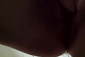 Amateur white bitch takes her jeans off and masturbates her love tunnel