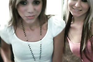 Two smiling American honeys makes me slutty on cam