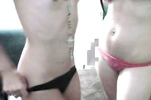 Two smiling American honeys makes me slutty on cam