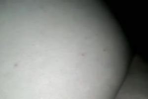 My chubby tattooed dirty slut wife shows her asshole to me and lets me rub it
