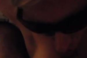 Alluring blond milf sucks my jock and lets me cum on her jugs