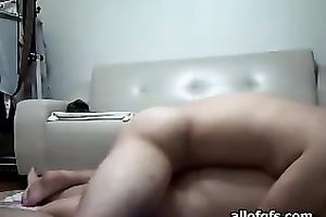 That Asian youthful dude has weird skills in sex with his girlfriend