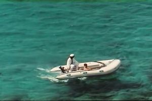 Naked and hawt honey on the yacht got her cunt finger screwed