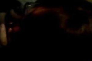 My nerdy girlfriend is giving me a sloppy oral in front of a camera
