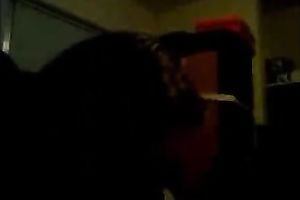 My nerdy girlfriend is giving me a sloppy oral in front of a camera