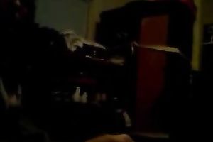 My nerdy girlfriend is giving me a sloppy oral in front of a camera