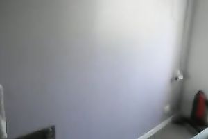 Submissive dilettante big beautiful woman white hotwife is blindfolded with towels